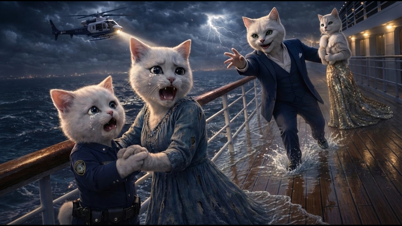 Cat Dad Betrayed His Family… The Kitten Took Revenge 🐱💥 #ai