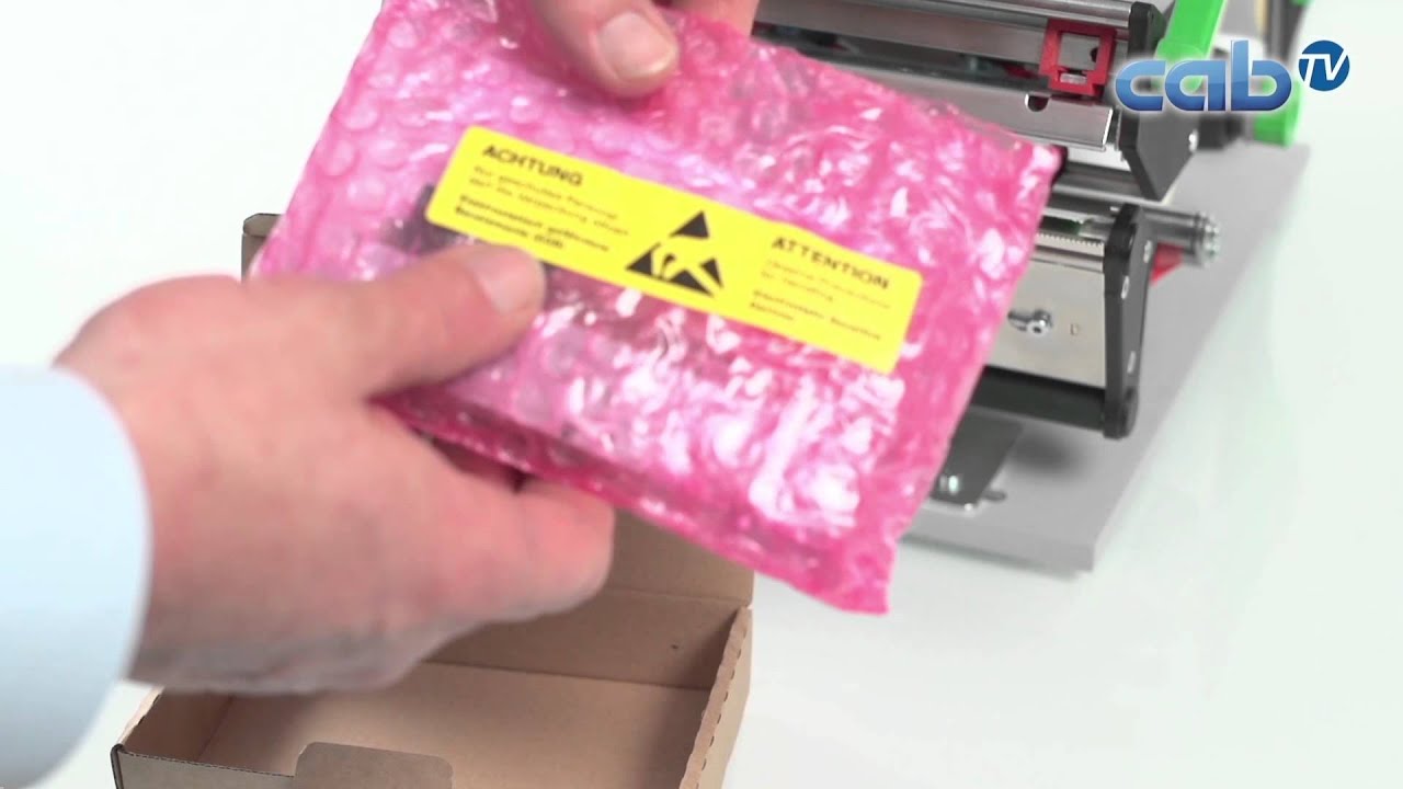 cab A4+ Tutorial: Druckkopfwechsel