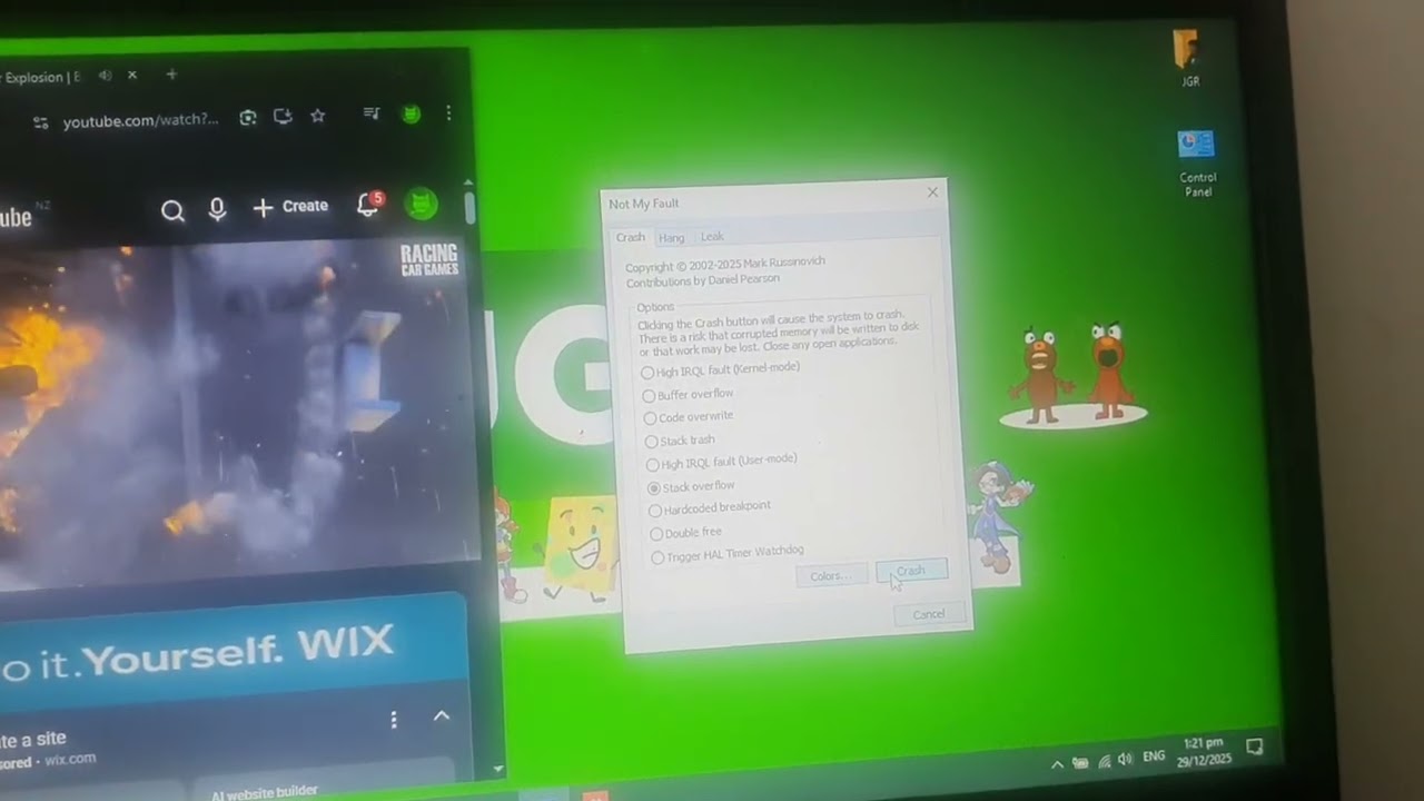 GTA V Car Explosion has BSOD (Tiny10)