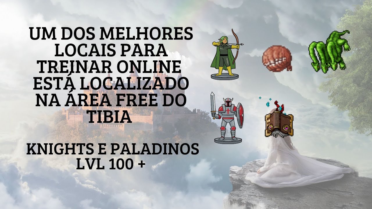 Alguns dos melhores locais de treino na Área Free para Knights e Paladinos entre os lvls 100 e 800?