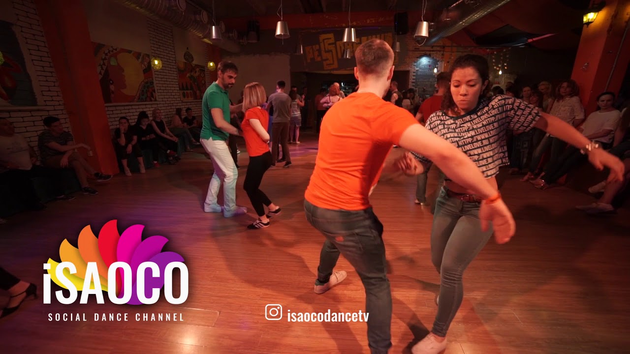 Gleb Chernichuk and Mariya Milyuchenko Salsa Dancing in Respublica Vosmera, Tuesday 01.05.2018
