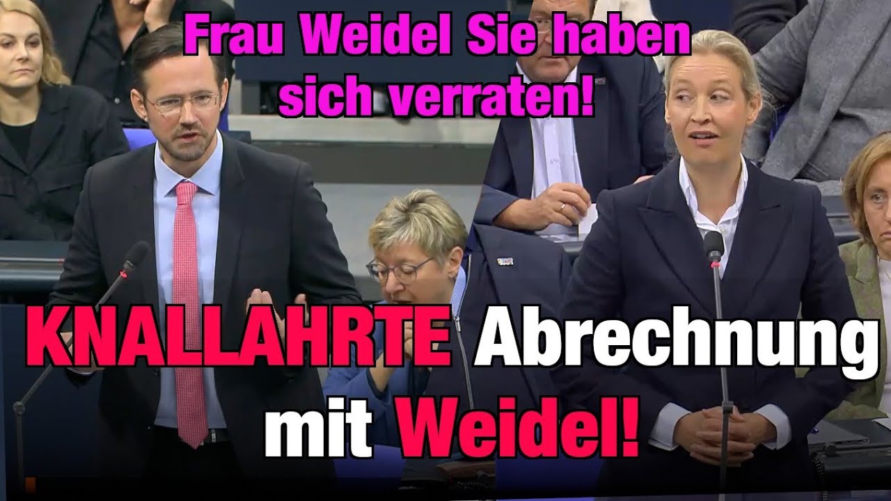 Hier hat sich Weidel verraten ganze Rede