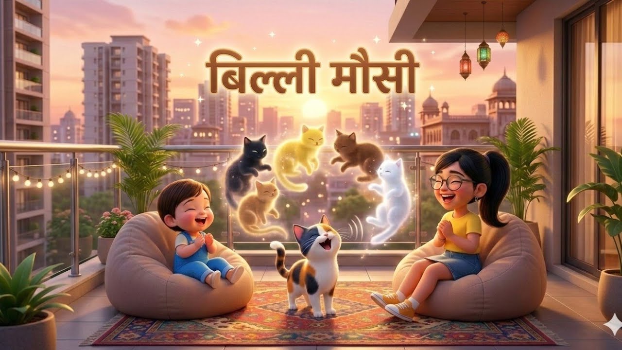 बिल्ली मौसी (Billi Mausi Aayi Re!) | Fun Hindi Rhyme Sing-Along | Ava & Aarya