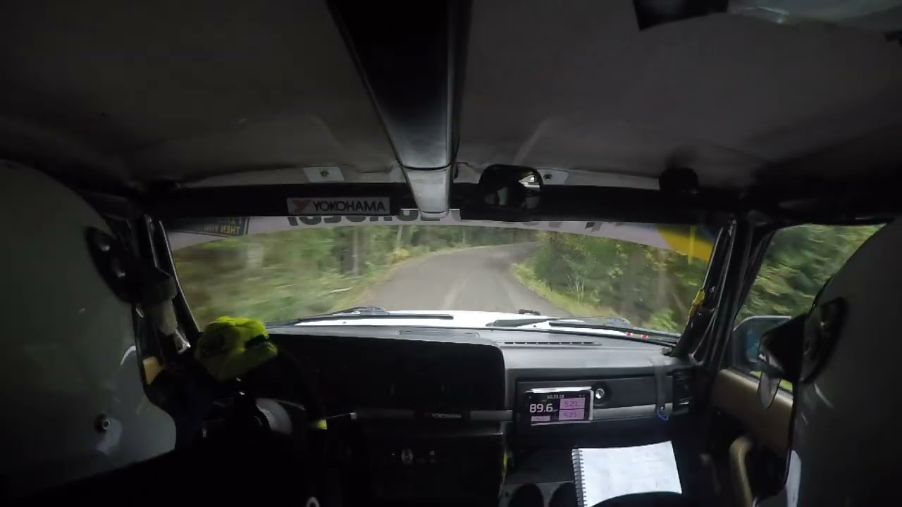Rally Hedemarken 2024 SS1 Arvid Larspers Volvo 240 VEC