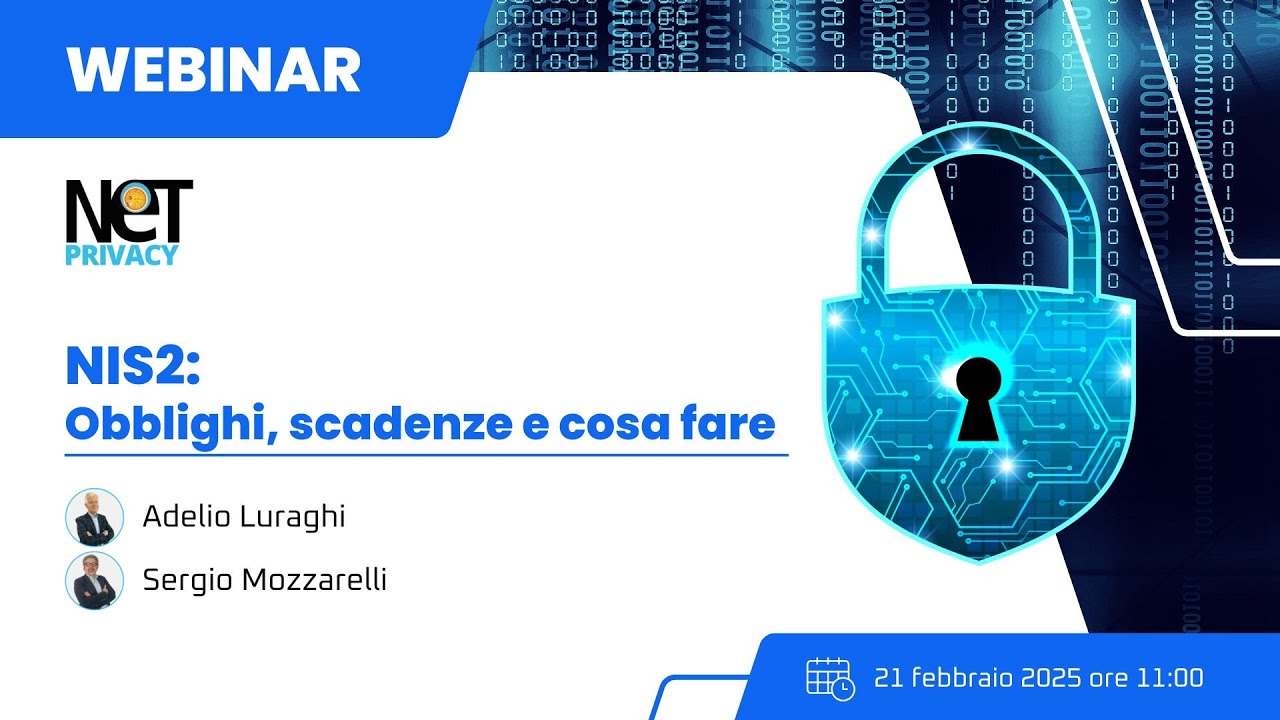 📢 Webinar NIS2: Obblighi, scadenze e cosa fare