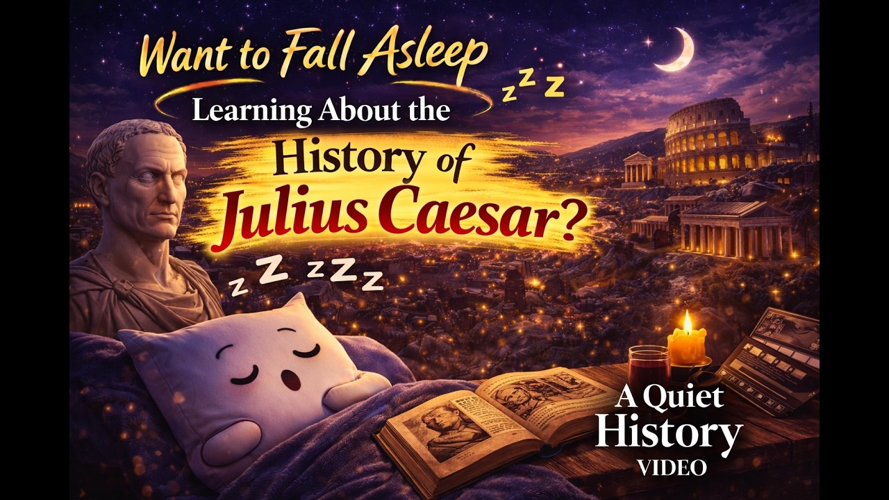• No Ads • Fall Asleep to the Life of Julius Caesar | No Background Music | Roman History for Sleep