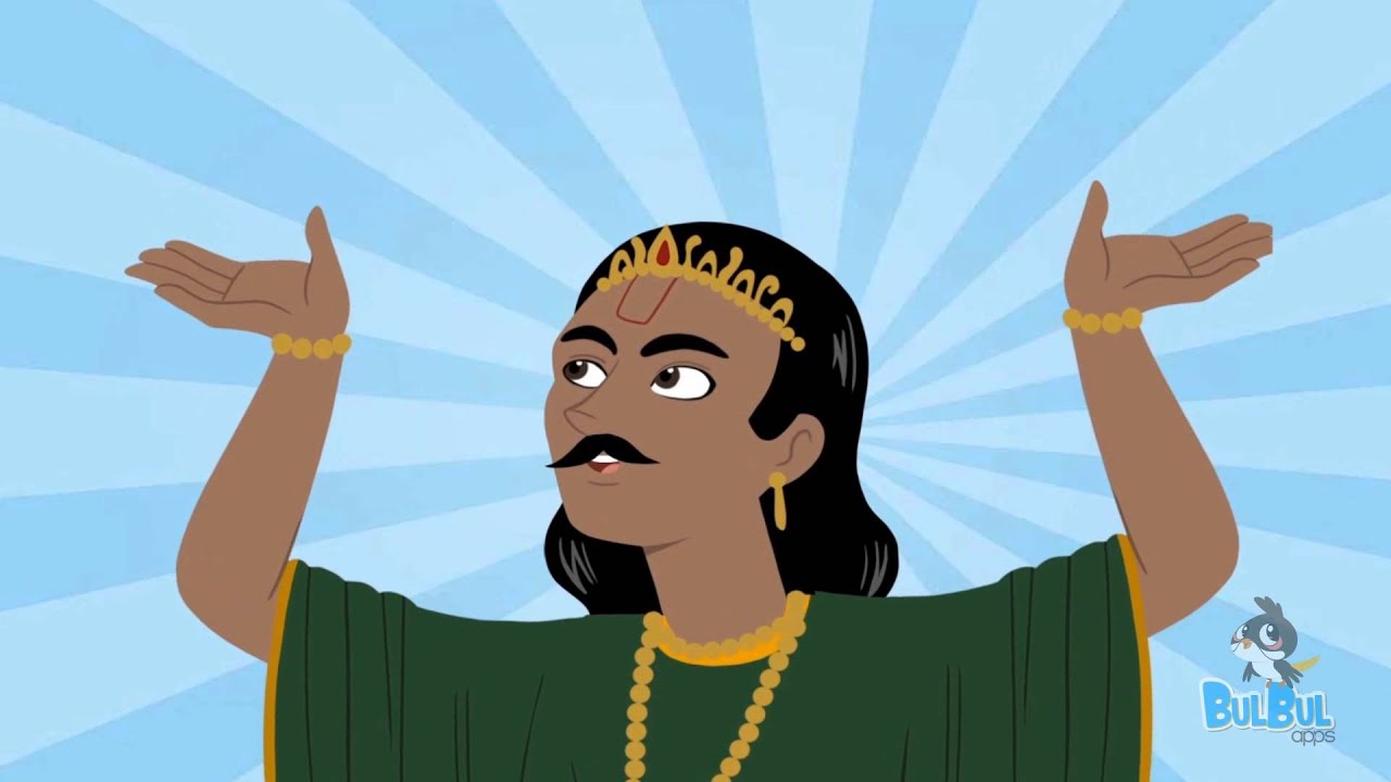 Young Krishna Lifts Govardhan Hill - Adventures Of Little Krishna - Bulbul Apps
