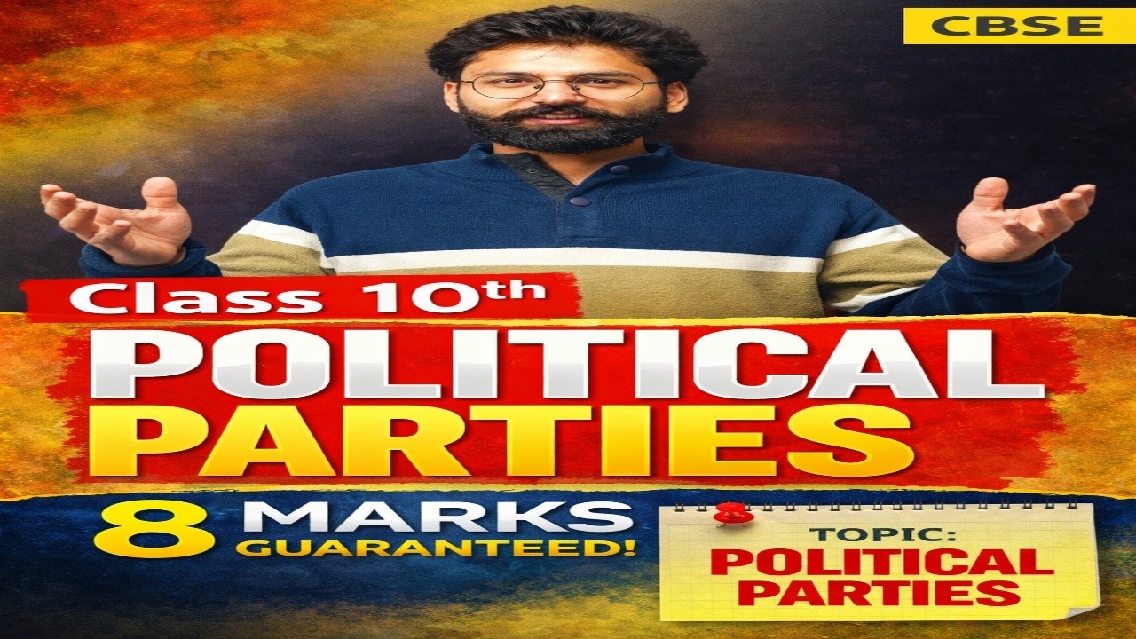 Political Parties Class 10 | CBSE + NDA, CDS, TET, SSC, KVS | 8 Marks Pakke 🔥