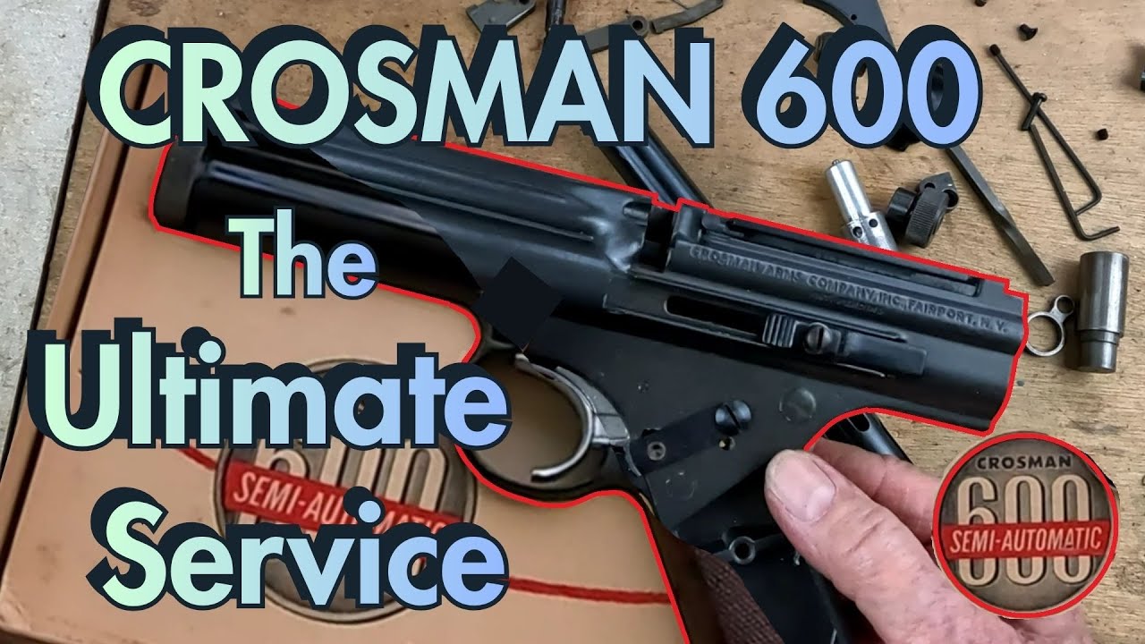 Expert reseal of a Crosman 600, common mistakes to avoid, classic vintage American air pistol airgun