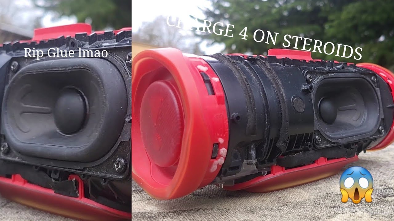 JBL CHARGE 4 RED TL ABUSE LOW FREQUENCY MODE 100% (DAY 78)