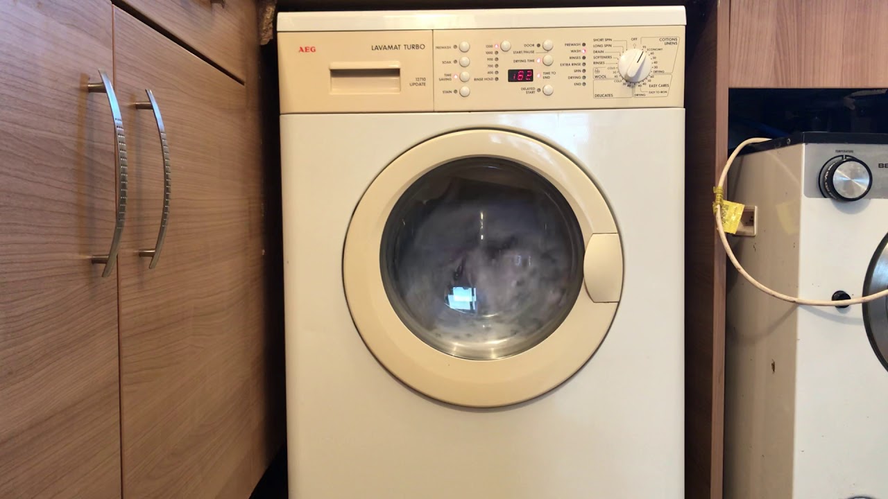 AEG Lavamat Turbo 12710 Update: Cotton 95 Half Load Time Saving Wash ‘n’ Dry