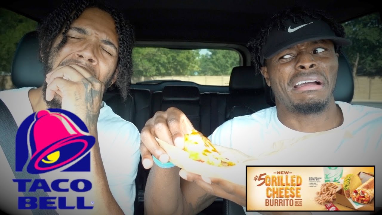 *NEW SERIES* | This WASN'T our best IDEA! 🤢| TACO BELL GRILLED CHEESE BURRITO REVIEW