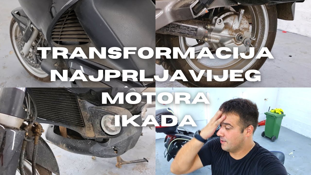 NAJPRLJAVIJI MOTOR IKADA! | Honda Deauville Pranje Poliranje Detailing