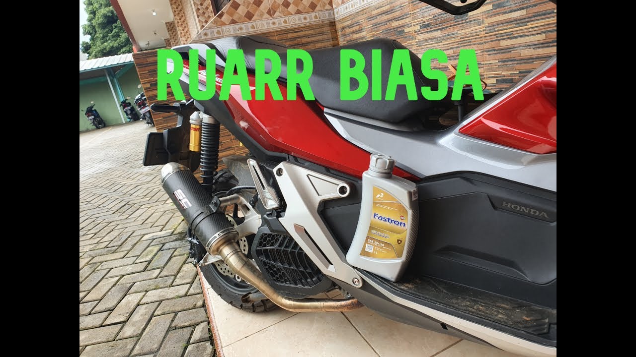 OLI MOBIL FASTRON GOLD DI HONDA ADV 150 - MOTOVLOG INDONESIA