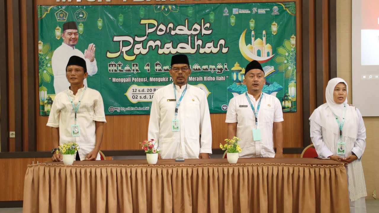 MTSN 4 BANYUWANGI LAKSANAKAN PONDOK RAMADHAN 
