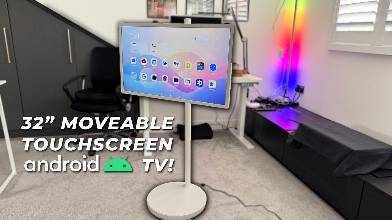 32″ Wireless Android TV on Wheels?! I Tested the Most Mobile Smart Screen Ever…