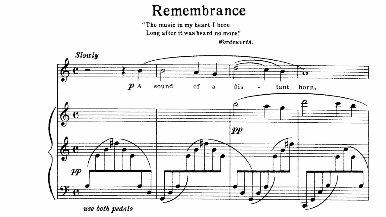 Charles Ives - Remembrance