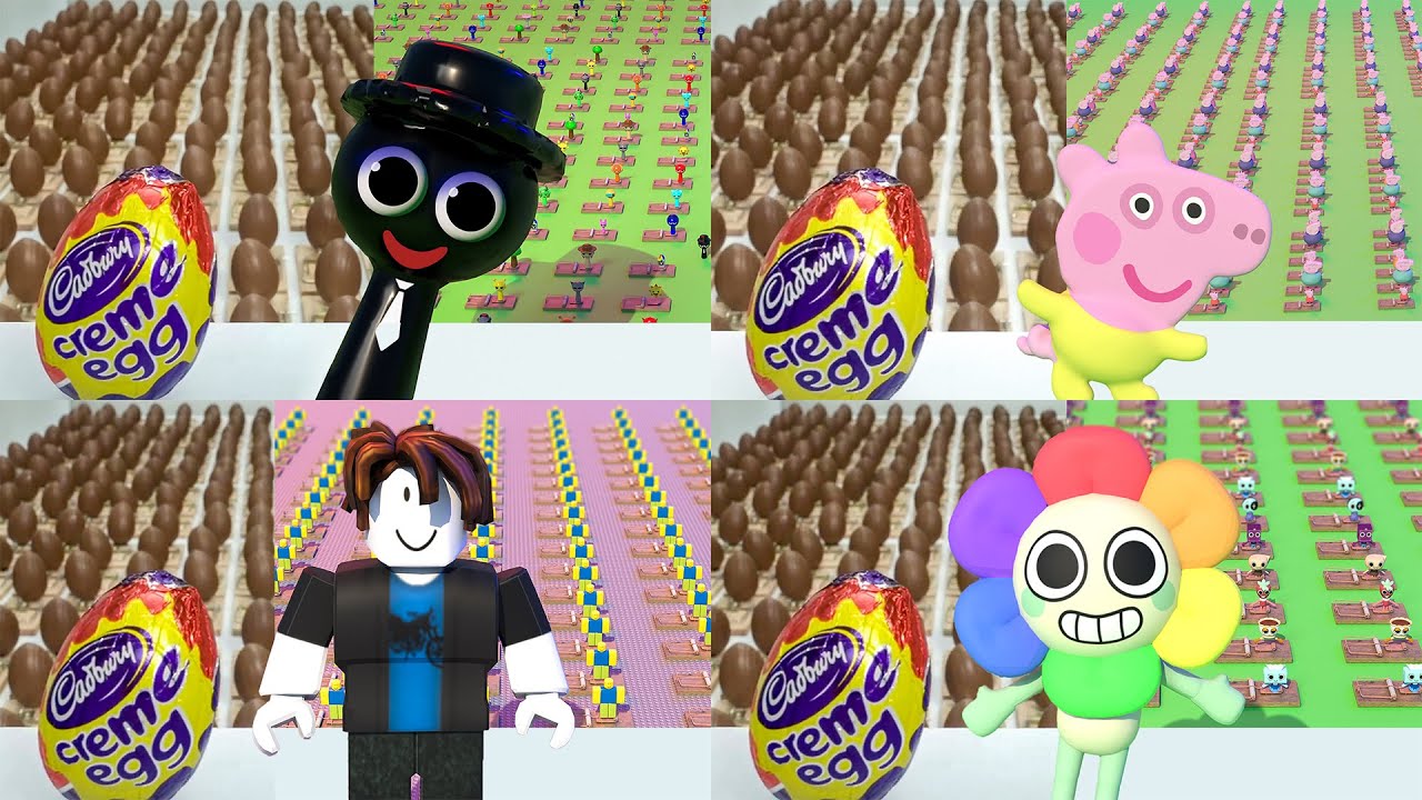 Sprunki | Roblox | Peppa Pig | Dandy's World - All at Once!