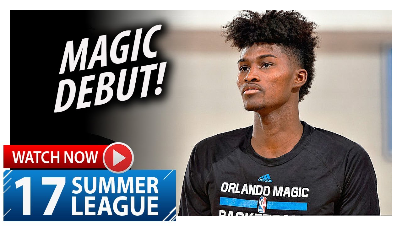 Jonathan Isaac Full SL Magic Debut Highlights vs Pacers (2017.07.01) - 7 Pts, 8 Reb