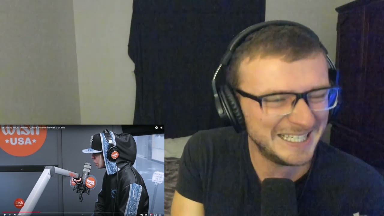 Ez Mil and HBOM perform "Cultura" LIVE on the Wish USA Bus REACTION