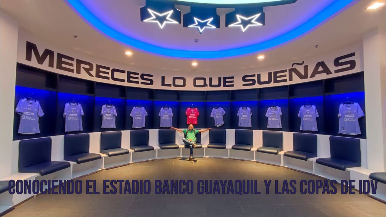 Tour al Estadio Banco Guayaquil y Conociendo las Copas de #IDV 🏆🏆🏆🏆🏆