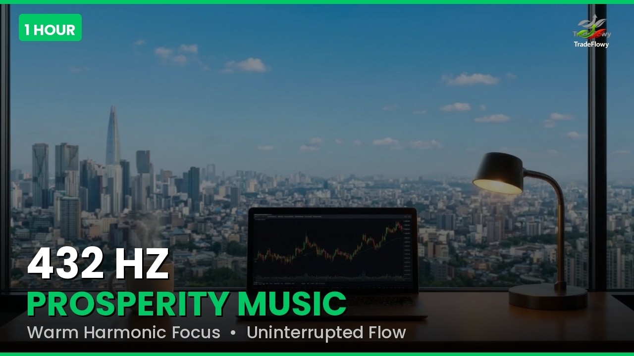 432 Hz Prosperity Music | Warm Harmonic Focus for Traders | 1 Hour