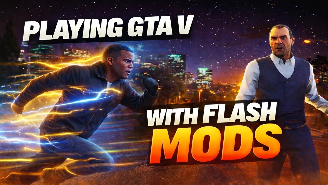 Playing GTA V Story as the FLASH