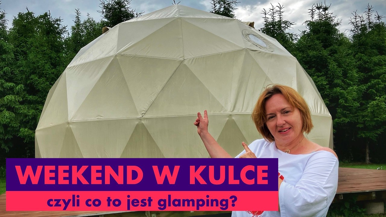 #130 🇵🇱 ⛺ Weekend w kulce, czyli co to jest glamping? | Mazury, SUP, Dron i Campingowa Fotowoltaika