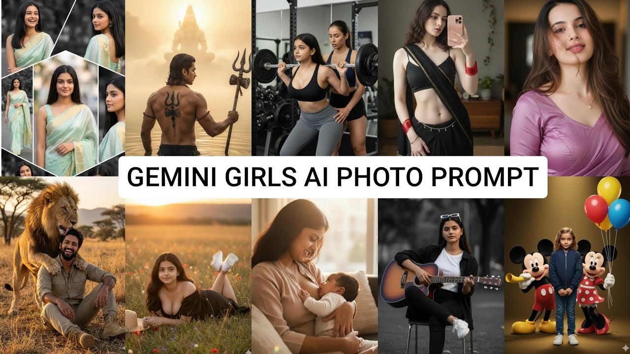 Unlimited gemini girl ai photo editing prompts | Google gemini photo editing | Gemini photo edit