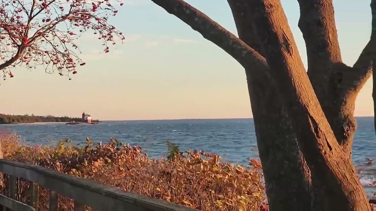 Mackinac Island autumn bicycle ride
