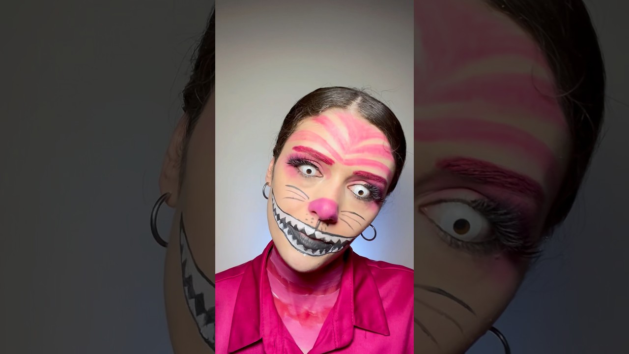 Cat from Alice in Wonderland #makeup #makeupartist #halloween