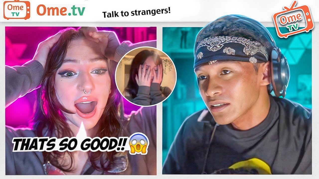 поёт незнакомцам на ometv | ангел ещё существует? 😳😍