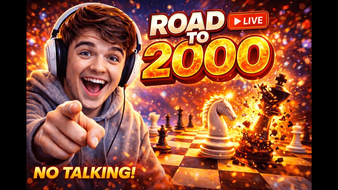 🚀 ROAD TO 2000 ♟️ | Live Chess Stream 🔥 | No Talking 🤫