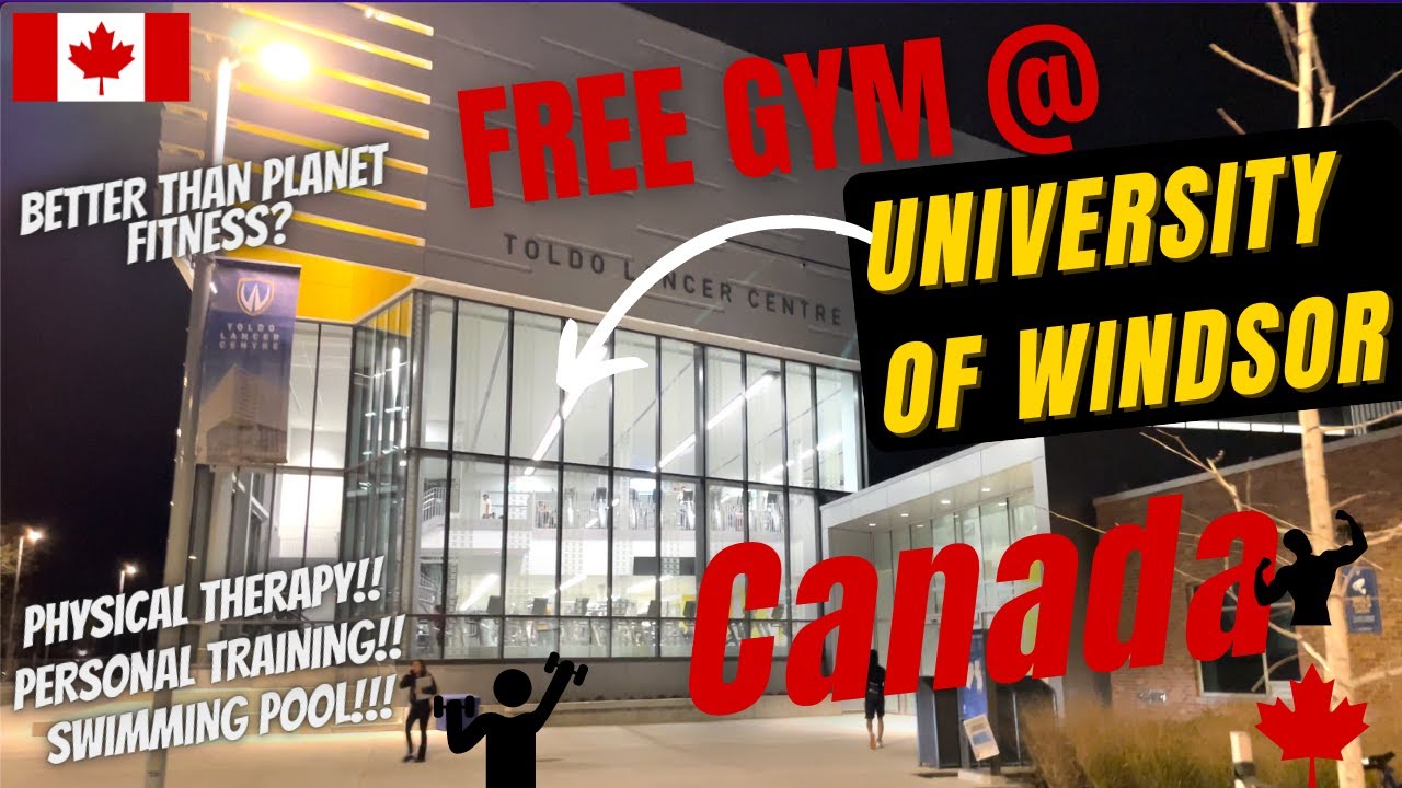 Gyms in Canada || Free for University Students? || Facilities