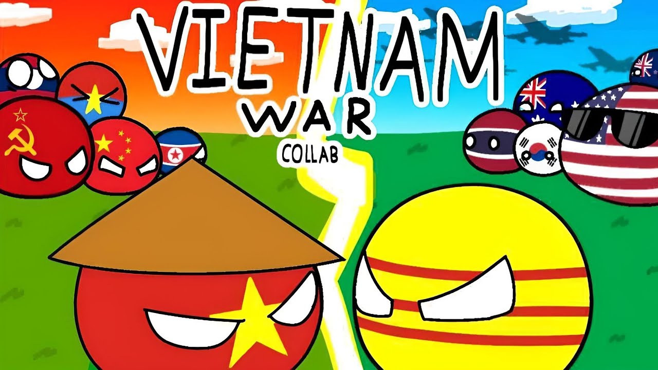 The Vietnam War - Countryballs Animation Edit  [17-Way Collab]
