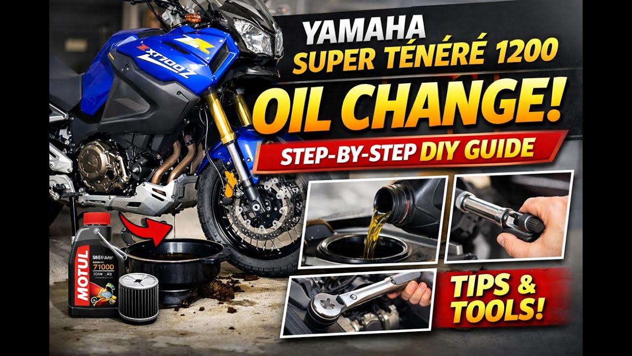 Yamaha Super Tenere 1200 Oil Change