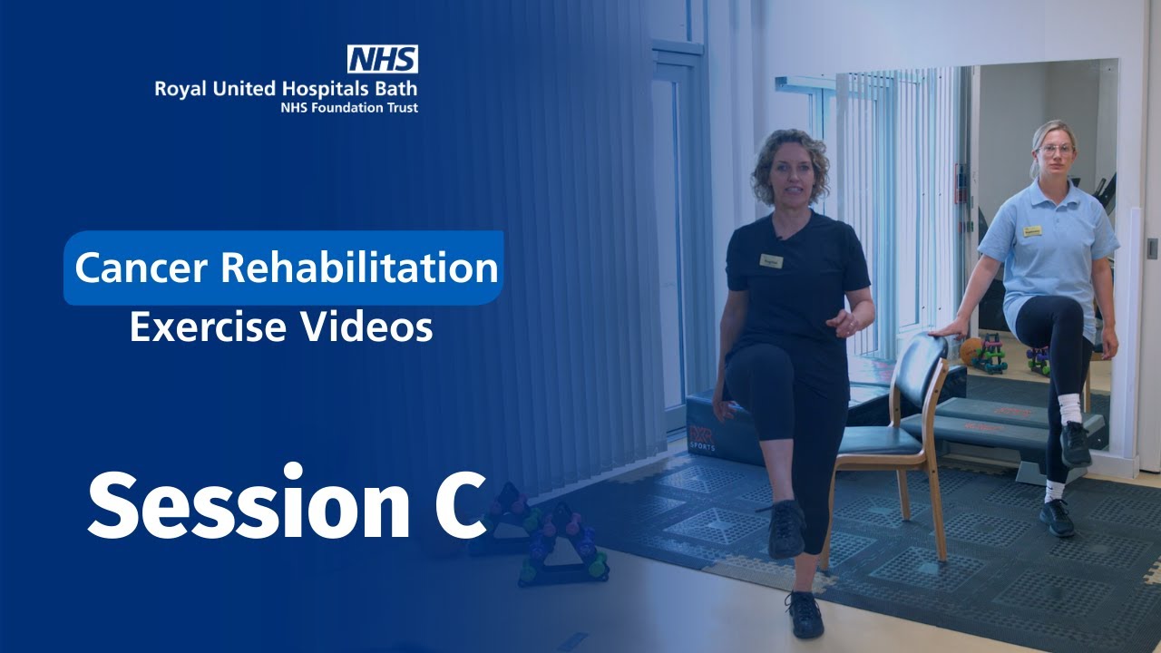 Moving on Up Session C - Cancer rehabilitation exercise videos