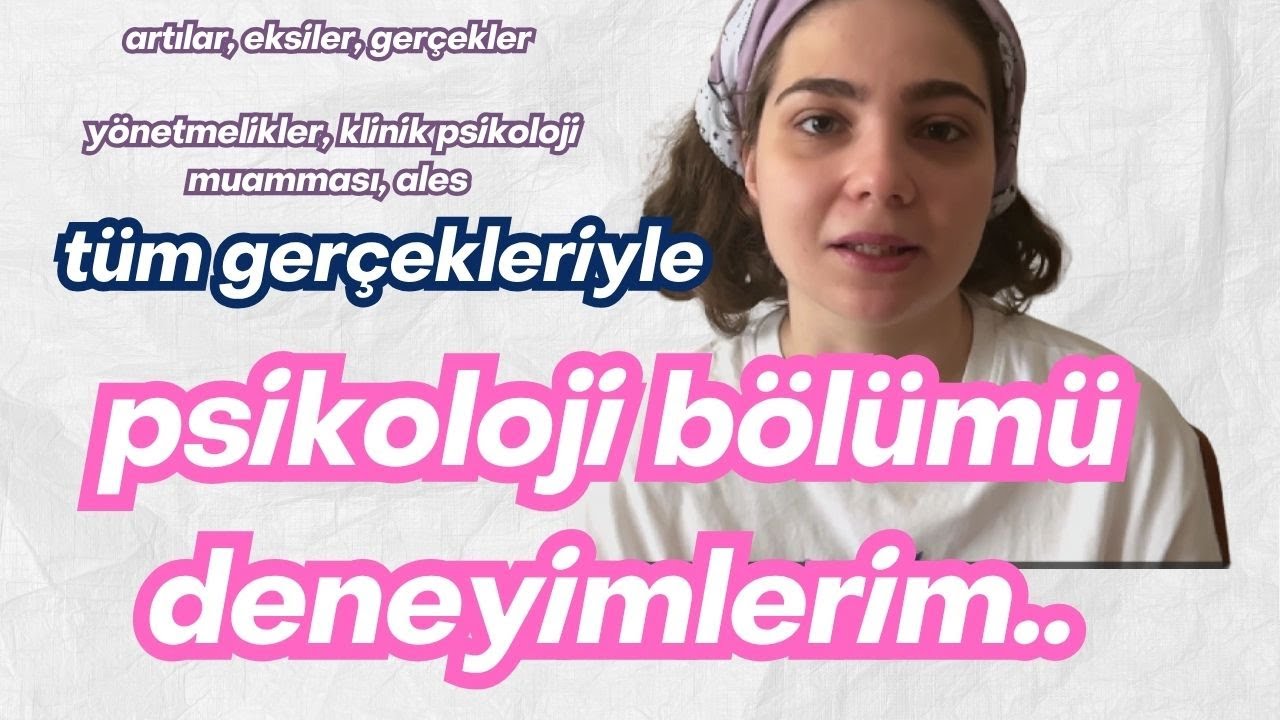 Psikoloji Bölümü Okunur mu? Gerçek Deneyimim, Artılar ve Eksiler | #psikoloji #yks2025