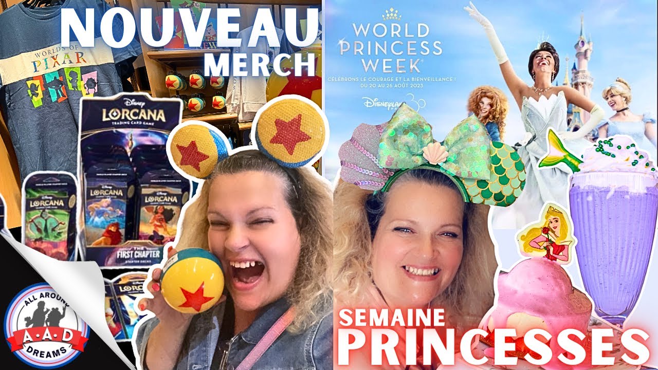 NOUVEAUTÉS MERCH LORCANA, PIXAR & CÉLÉBRATION PRINCESSES À DISNEYLAND PARIS