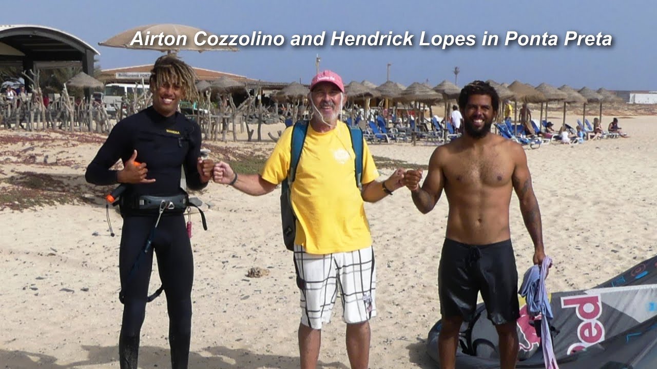 Airton Cozzolino and Hendrick Lopes in Ponta Preta