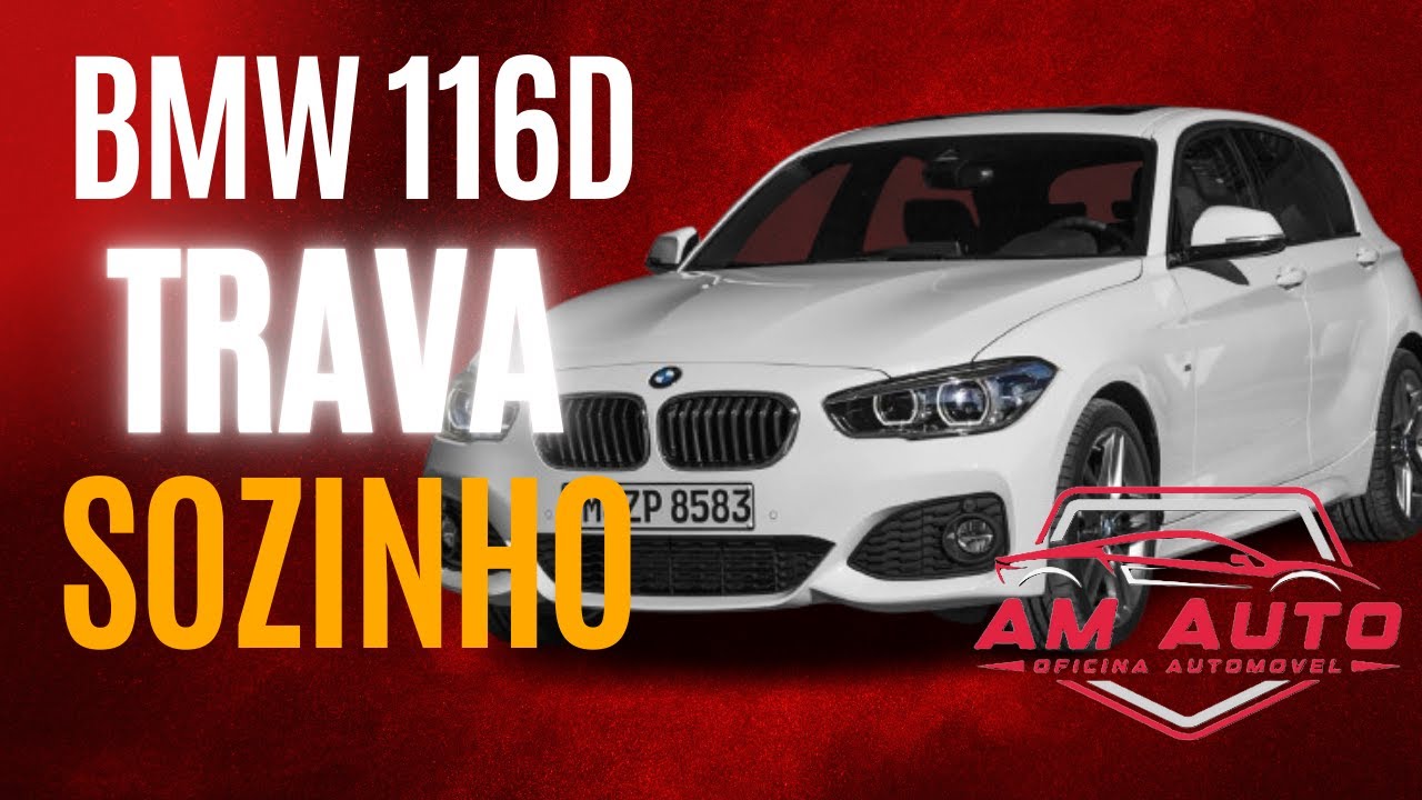 BMW 116d TRAVA SOZINHO