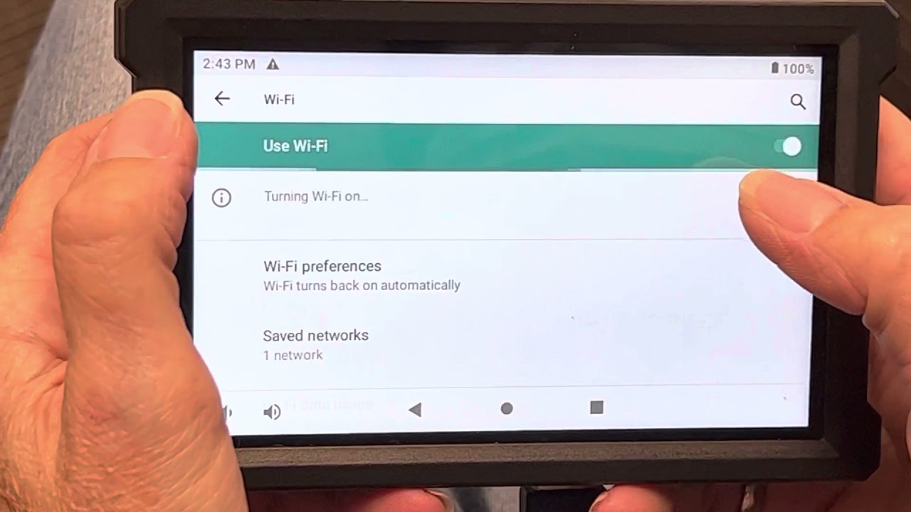 Rev Robotics Driver Hub does not want WiFi