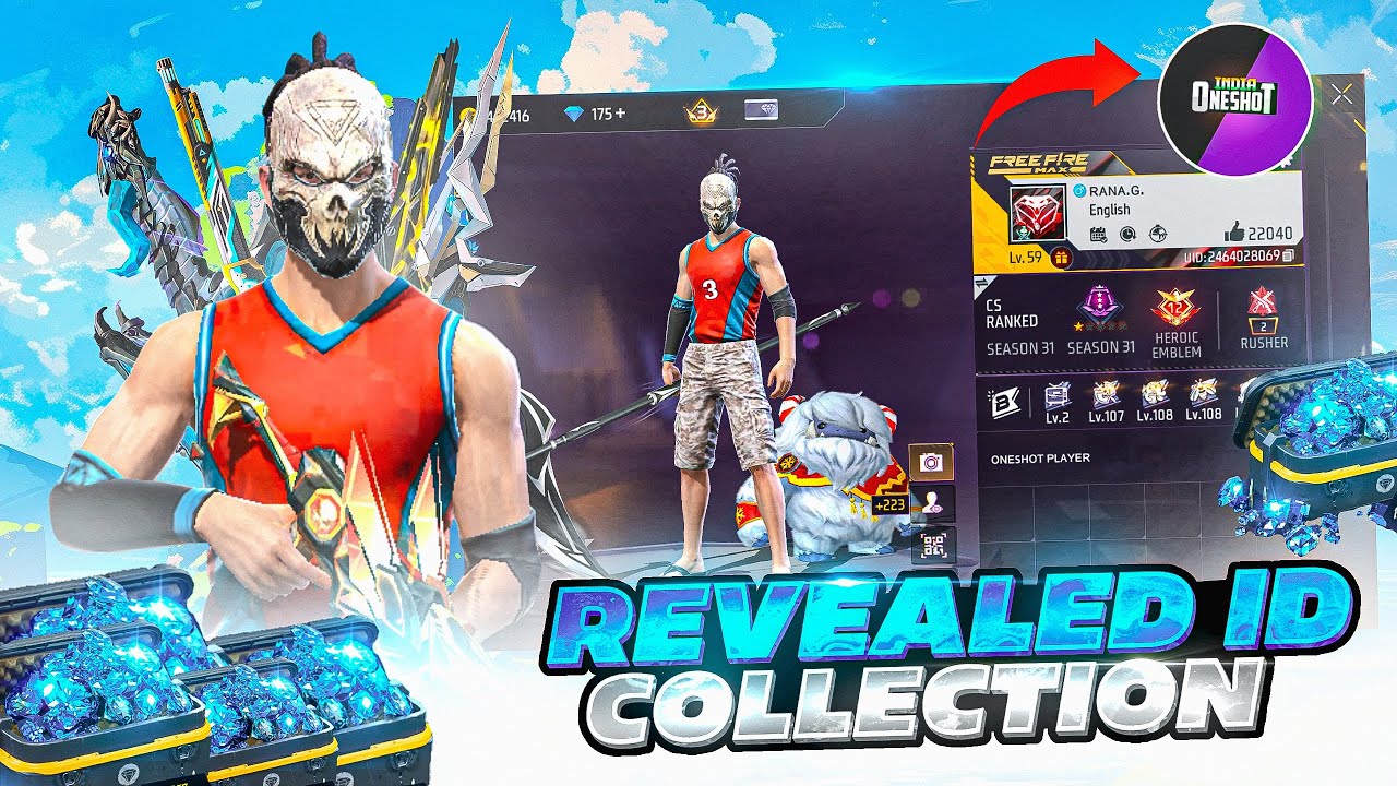 @ONESHOT INDIA ID Collection Revealed 😗✌️