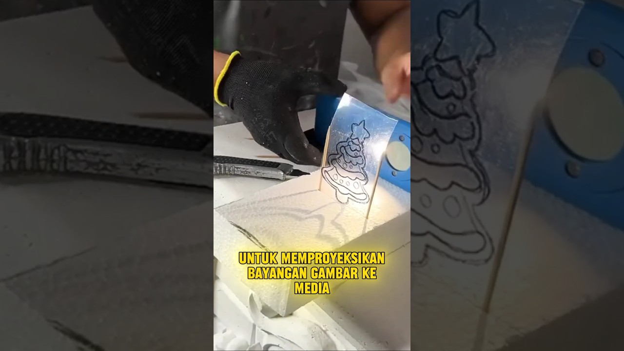 "Trik Jenius! Cara Mudah Menjiplak Gambar dengan Proyeksi Cahaya" 📱⚡