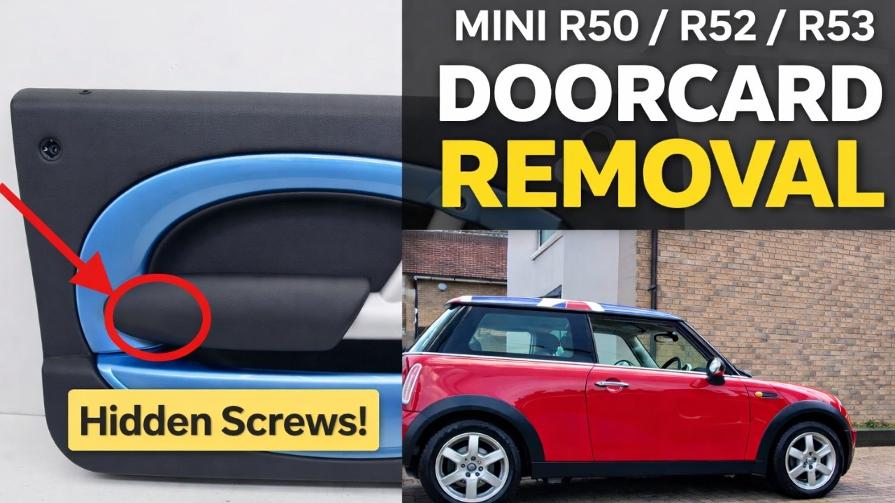 How To: Remove The Doorcard from a MINI R50 / R52 / R53 (2001-2008) - Walkthrough Guide