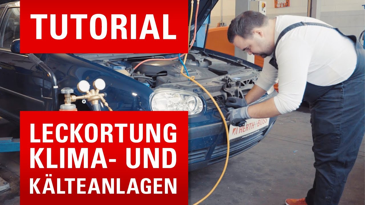 Leckortung einer undichten Klimaanlage