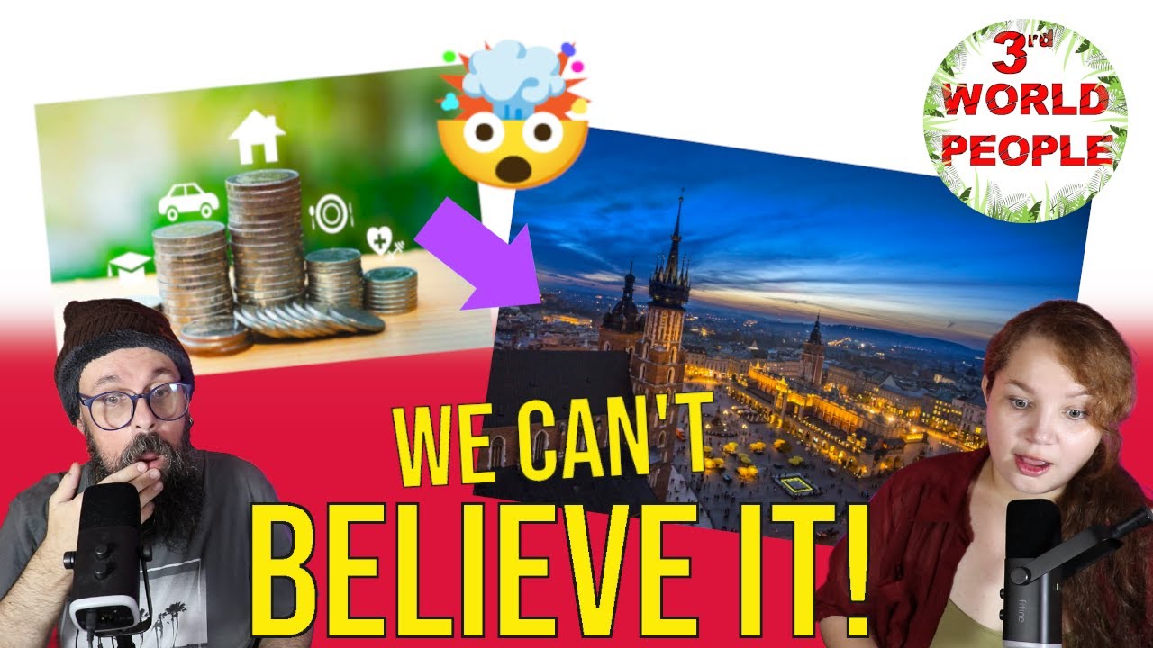 3rd WORLD PEOPLE REACT: COST OF LIVING IN KRAKOW | POLAND REACTION