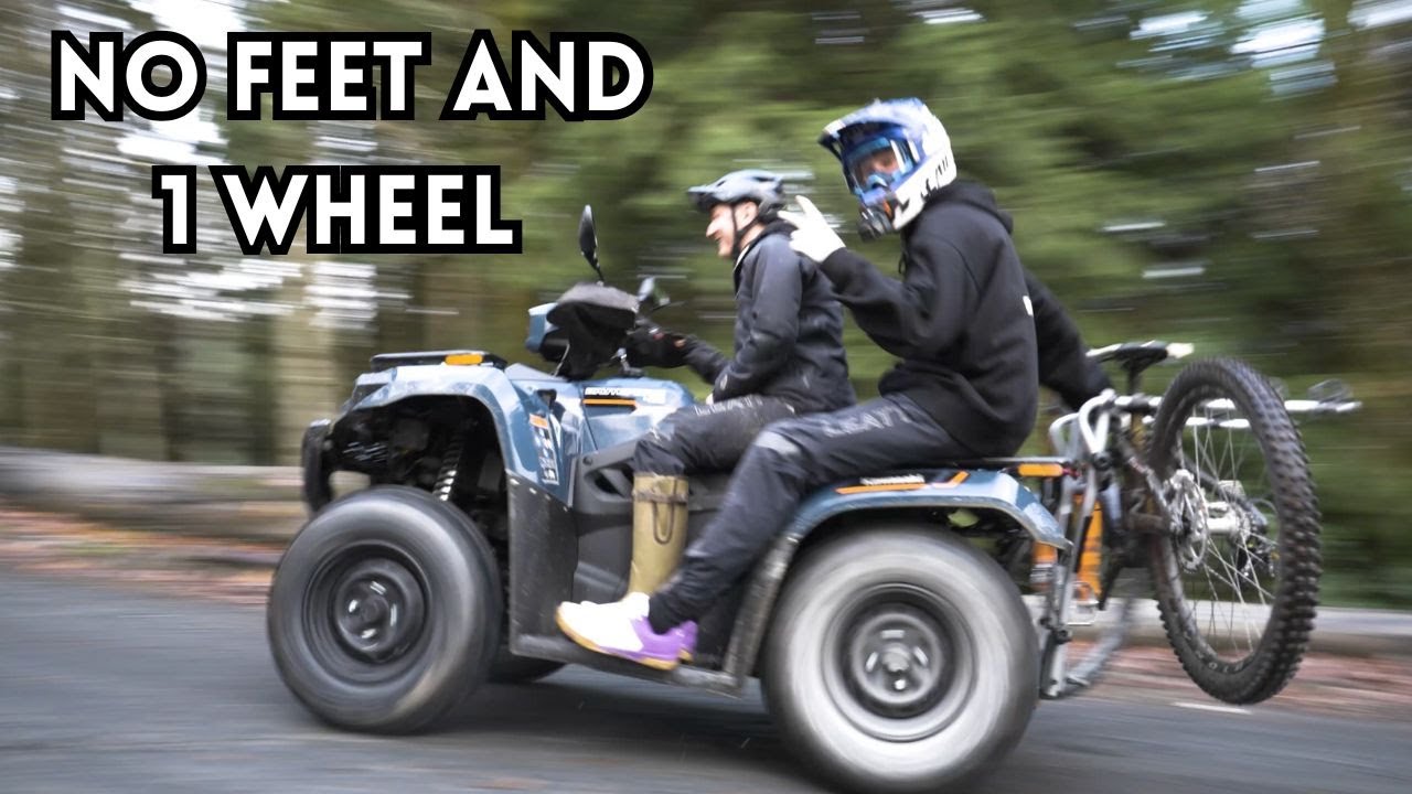 TRYING TO LAND ON 1 WHEEL ?