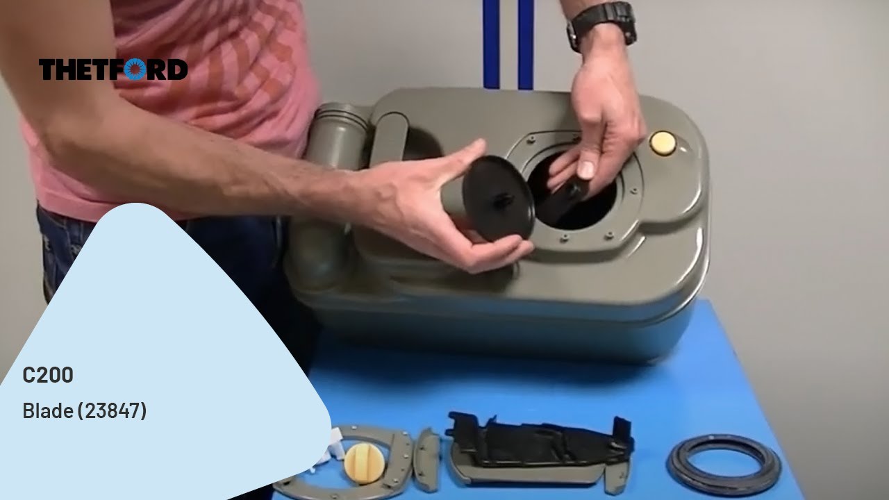 C200 | Blade (23847) replacement | Cassette toilet | THETFORD repair instructions