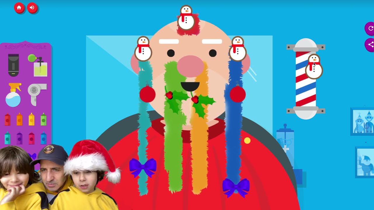 Dani y Evan preparan a PAPA NOEL y sus ELFOS en los juegos de google!!